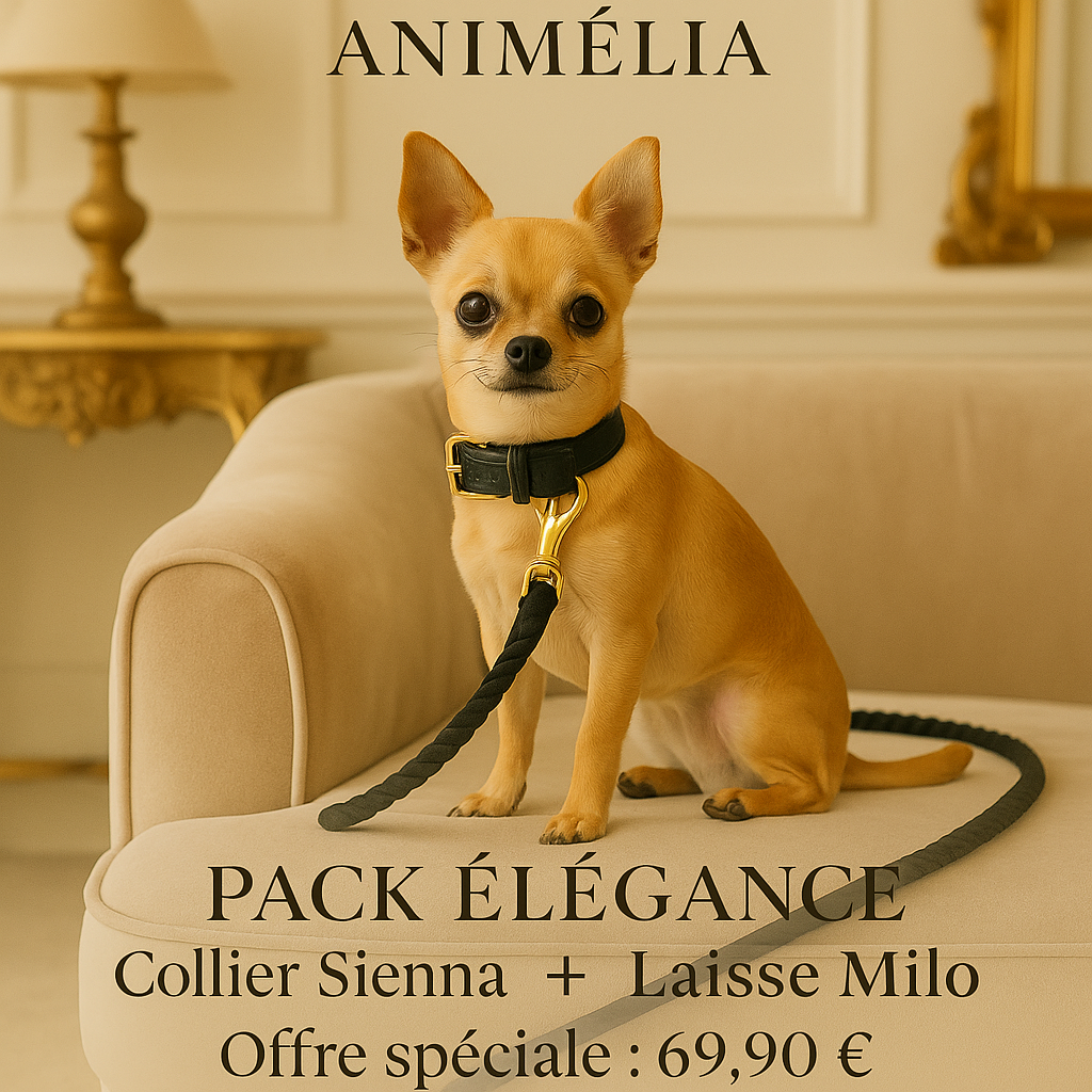 Pack Collier Sienna + Laisse Milo
