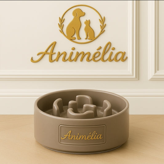 Gamelle anti-glouton Animélia – Élégance & Contrôle