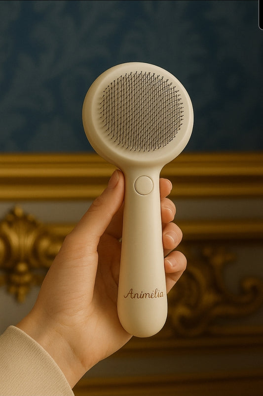 Brosse auto-nettoyante Animélia – Beauté & Confort